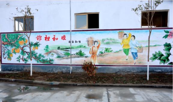 南陵乡镇文化墙 乡风文明焕发新活力