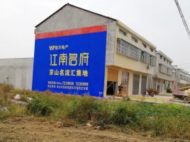  南陵农村墙体广告在不同形式上面展现的不同特色
